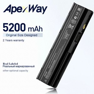 Piller Apexway 10.8V 5200mAH 593554001 593553001 MU06 Dizüstü Bilgisayar Pili HP 2000 Defter CQ56 CQ32 CQ42 G62 G72 G56 MU09