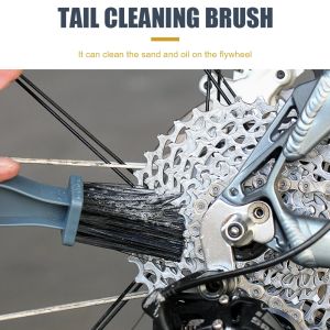 Plastik Motosiklet Bisiklet Zinciri Temiz Fırça Dişli Grunge Fırça MTB Dağ Bisiklet Makinesi Yıkayıcı Fırçası İnatçı Bisiklet Temiz Kiti
