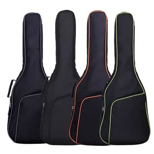 Yeni 2024 101 x 34 x 5cm oxford kumaş elektro gitar çantası renkli kenar konseri çanta çift kayışları ped 8mm pamuk kalınlaşan yumuşak kapak için