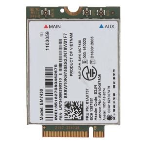 Карты EM7430 Card 4G LTE WWAN CARD MODULE, выделенный модуль 4G для ноутбука ThinkPad X1C Gen5 T470S LT10 Tablet Laptop Lte 4G