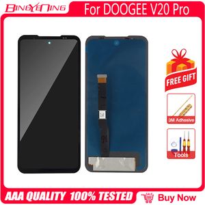 Doogee için Orijinal 6.43 inç V20 V20 Pro 2400*1080 LCD Ekran +Dokunmatik Ekran Ekran Modülü Onarım Yedek Parça Cep Telefonu