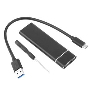 Корпус M.2 USB 3.1 Тип C SSD Mobile Hard Disk Adapter M2 до USB 3.1 Тип -корпус для внешнего корпуса для M2 SATA SSD 2280 2242 2260