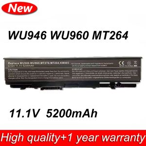 Piller Yeni WU946 MT264 KM965 11.1V 5200mAh Dizüstü Dizüstü Dizüstü Dizüstü Pili 1535 1536 1537 1555 1557 1558 PP33L PP39L Serisi KM958