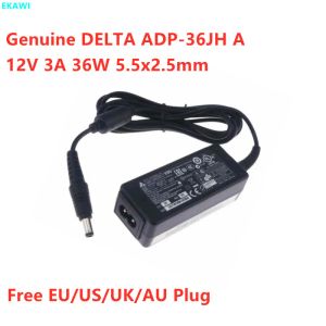 Adapter Genuine Delta ADP36JH A 12V 3A 36W 5,5x2,5 mm ADP36JH B ADP36EH C AC -Adapter für Monitor -Laptop -Stromversorgungsladegeräte