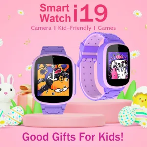 Смотреть дети Smart Watch Touch Screen Girls Boys 4 Colors Spropwatch Alarm Camera Camera Camera Game для 415 -летнего подарка на рождество
