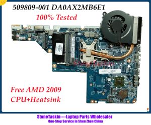 Motherboard Original 592809001 для HP Pavilion CQ42 CQ62 G42 G62 AMD Материнская плата ноутбука DA0AX2MB6E1 DDR3 БЕСПЛАТНЫЙ ЦП и испытания вентилятора Heatsink