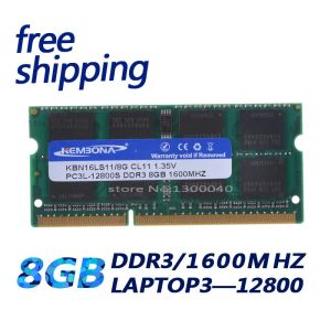 Rams Kembona İyi Fiyat 1600MZH 8GB 8G DDR3L PC312800L 1.35V KBA16LS11/8 Dizüstü Bilgisayar Ücretsiz Kargo