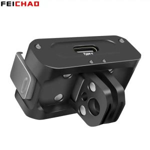 Accessori Azione2 Base di ricarica magnetica Piegabile 1/4 Adattatore Tripode Adattatura Morso di estensione per DJI Azione 2 3 4 Sport Camera Vlog Hold