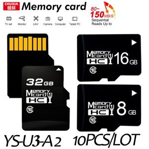 Kartlar Yüksek Hızlı Bellek Kartları 128GB Mikro SD Kart 32GB TF Hafıza Flaş Kartı Toptan Mini SD Kart 64G Telefon Bilgisayar Kamera Drone