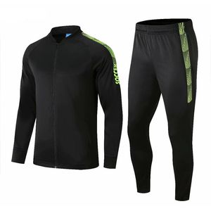 2022 Yeni Çoğaltma Sporcu Giyim Eğitimi Seti Yetişkin Çocuk Futbol Setleri Sıcak Ceketler ve Pantolon Spor Takımları Uzun Kollu