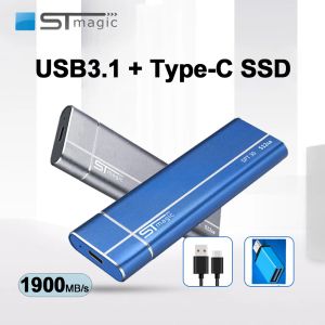 Drive Stmagic harici SSD Taşınabilir sabit sürücü HD Externo 1 TB USB3.1 Mini SSD 256B 512GB Dizüstü bilgisayarlar için akıllı telefon PS4 PC Mac TV Hediye