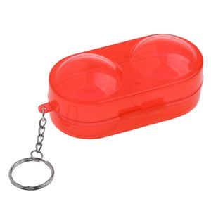 Mini Portable Pong Table Tennis Ball Case 2 Balls Holder с ключевой цепочкой