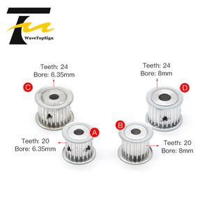 Время шкива HTD 3M Шкин -шкив Синхронный 20 зубов ширина 15 мм залова 6,35 8 12 мм для DIY CO2 Лазерная лазерная режущая машина