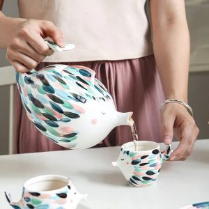 Керамическая кофейная чашка рыбная фарфоровая кружка