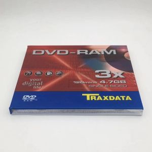 Discos reescritivos DVDRAM Disc 4,7 GB 23x Singlesidelided 3x 120mins 5pcs/lote