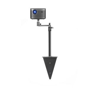 Tripodlar 360 Derece PTZ Rotasyon Projektör Stand Tutucu Tipod Işık Masası Halka Işığı DSLR Kamera için 1/4 
