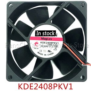 Pedler Orijinal% 100 Çalışan Sessiz Sessiz 80mm Soğutma Fanı Sunon için Yeni KDE2408PKV1 24V 1.7W 8020 8 cm İnverter Fan