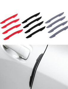 4pcs Araba Sticker Araba Kapı Koruma Kenar Koruyucu Tampon Çöp Çöp Çubuğu Şerit Otomatik Tampon Köşe Döşeme Kalıp Koruma Koruma