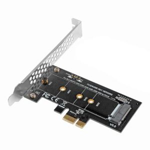 Cards SSD NVME M2 PCIE Express 1x Adaptador PCIe para M2 Adaptador M.2 NVME SSD para PCI Express X1 Adaptador Riser M Tecla para 22302280 M2