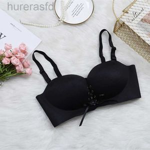 BRAS Sakinsiz Seksi Sütyen Kadınlar Moda Push Up Sutyen Tel Ücretsiz iç çamaşırı Masaj iç çamaşırı sütyen tek parça düz renkli sütyen 240410