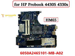 Оригинал материнской платы для HP Probook 4430S 4330S Материнская плата ноутбука 6050A2465101MBA02 6583333001 658333601 HM65 DDR3 100% протестированный бесплатный корабль