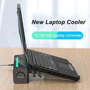 Pads New Laptop Cooler Stand 3 Speed Регулируемая 2600PRM Notebbook Cooler Stand Portable High Air Mute Mute для MacBook Pablet Phone