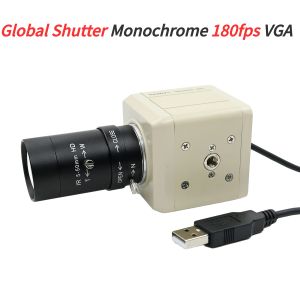 Web Kameraları 180FPS Global Deklanşör USB Kamera VGA, 640x480, Monokrom Kutu Webcam, 550mm 2.812mm Varifokal CS lens, Yüksek Hızlı Yakalama