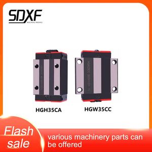 Yüksek kaliteli HGH35CA HGW35cc Slayt Blok Maç Kullanın HGR35 Doğrusal Kılavuz HGH35 CA Kılavuzu Doğrusal Ray CNC DIY Parçaları