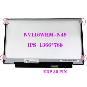 Ekran 11.6 inç Ultratin Sol ve Sağ Vidalı Delikler LCD Panel NV116WHMN49 NV116WHMN43 B116XAN04.3 IPS 30 PINS Dizüstü Bilgisayar Ekranı