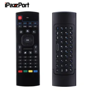 Combos iPazzport 2.4G Многофункциональная беспроводная клавиатура воздушной мыши с ИК -удаленным управлением для Google Android Smart TV/Box, HTPC, Mac, Mac,