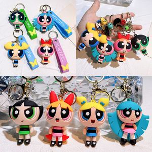 Decompression Toy Cartoon anime Poliswoman Bebek Keychain Araba Anahtarlık Çapraz Sınırlı Dış Ticaret Vinç Makinesi Hediyeleri