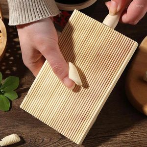 Выпечка инструментов деревянные платы garganelli non raky practical pasta macaroni с хан -фантазией