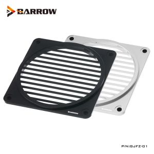 Soğutma Barrow 120mm Fan Toz Kapağı Bilgisayar Kılıfı, Su Soğutma Radyatör Fan Anti Toz Alüminyum Çerçeve, Siyah, Gümüş, GJFZ01