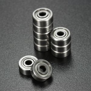 10pcs 693zz Minyatür Balo Yatakları 3x8x4mm Küçük Çift Korumalı Minyatür Metal Çelik Yatak