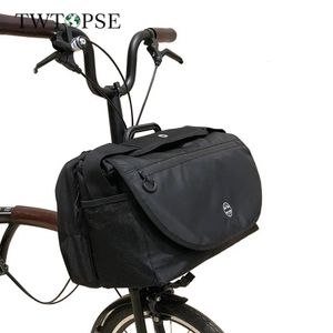 Twtopse Bicycle S Borse per Brompton Bike pieghevole impermeabile bandiera britannica con cesto per bagagli per pioggia Borsa di copertura a pioggia 3Sixty 240329