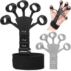 Hand Grips Finger Gripper Patients Strengthener Guitar Flexion And Extension Training Device 6 Resistant Strength Trainer 230617
