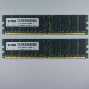 RAMS Sunucusu RAM 4GB 2RX4 PC2 3200 16GB 8GB DDR2 400MHz PC23200R HP İş İstasyonu için Kayıtlı ECC XW8200 XW6200 XW9400 Bellek