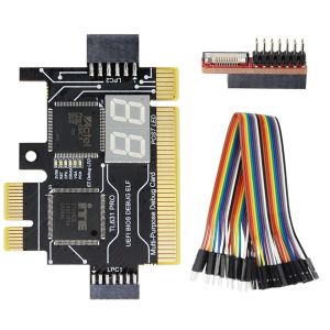 Kartlar TL631 Pro Universal Laptop PCI Teşhis Kart PC PCI Mini LPC Anakart teşhis analizörü test cihazı hata ayıklama kartları