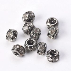 10pcs rondelle 8mm 10mm kristal top