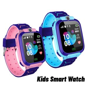 Смотреть дети Smart Watch Kids Mobile Phose Smart Wwatch с SIM -картой LBS Location HD Photography позиционирование SOS Smart Wwatch