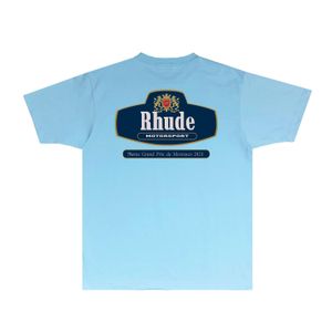 Руд бренд летние футболки Дизайнер футболки для мужчин и женщин дышащая одежда для модной одежды RH023 Порядок по заказу футболки с короткими рукавами.