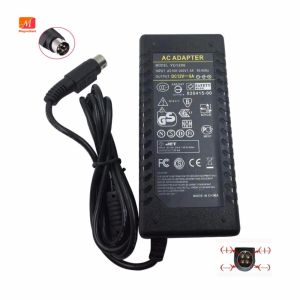 Şarj Cihazları 12V6A AC DC Dönüştürücü Adaptör 4 Pin Anahtarlama Güç Kaynağı 72W 4pin LCD TV Monitör Adaptörü DVR Kablos Kablosu Şarj Cihazı