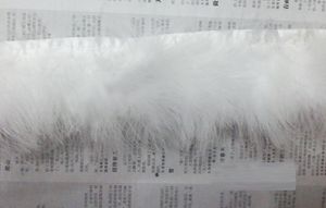 2 Yardım/Lot Yükseklik 8cm Yumuşak Marabou Tüy Trim Marabou Feather Fringe Siyah/Beyaz Renk Mevcut, Tüyler Dekorasyonu