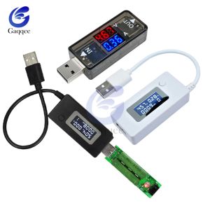 USB Mini Voltaj Akım Metre LCD Ekran Taşınabilir Mobil Güç Şarj Cihazı Dedektörü Telefon Akım Voltaj Test Cihazı Doktor