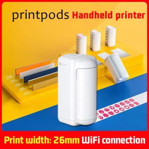 Принтеры 2021 Новый портативный принтер DIY Текст/Различная графическая печать мобильная струнка портативная мини -беспроводная перо Smart Printing