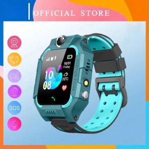 Смотреть Smart Watch 2023 Kids Новая новая SIM -карта Smart Wwatch для детей SOS LBS CALL CAMERNACE CAMERA PHOT PHOT Фото водонепроницаемое для Xiaomi