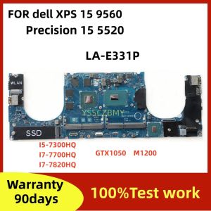 Placa -mãe LAE331P para Dell XPS 15 9560 / Precision 15 5520 Laptop Motherboard GTX1050 M1200 4 GB Prainboard