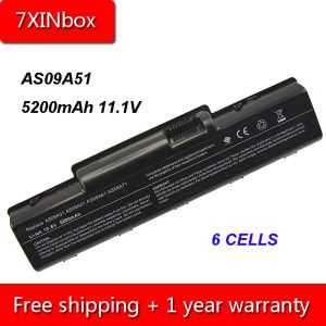 Piller 7xinbox 5200mAh 11.1V AS09A51 AS09A61 ACER ASPIRE için Dizüstü Bilgisayar Pili 4332 4732 5241 5332 5334 5517 5532 5732 5734 7715