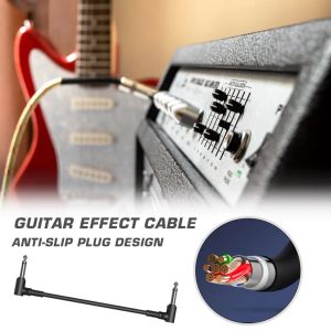 Длина 15 см 6.35 Эффект гитарного эффекта педали питания кабельный кабельный проволочный проволочный адаптер гитара Stompbox Эффекты электропередачи для электрогитары