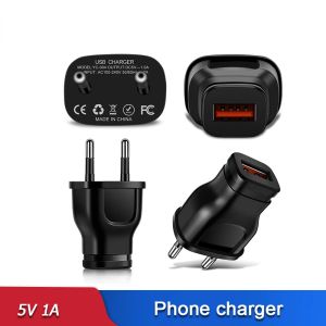 USB Wall Phone Charger 1 Port 5V 1A Small USB -зарядное устройство Power Adapte Mobile Network Зарядное устройство для Samsung S10 Тип зарядного устройства C -iPhone C